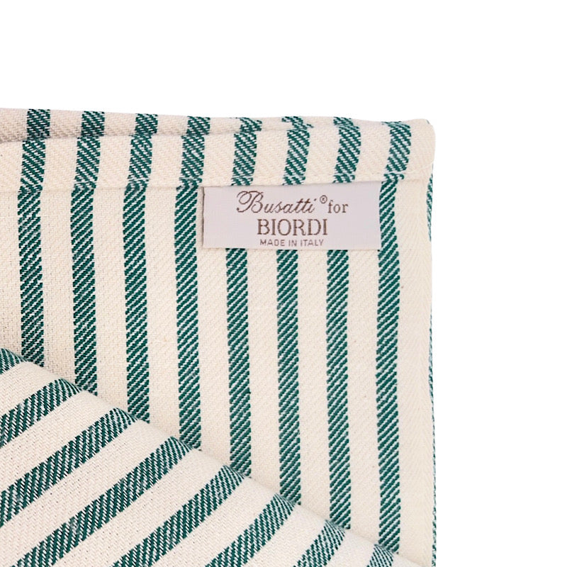 Busatti Kitchen Towel Stripe Design - Buggy (Green)