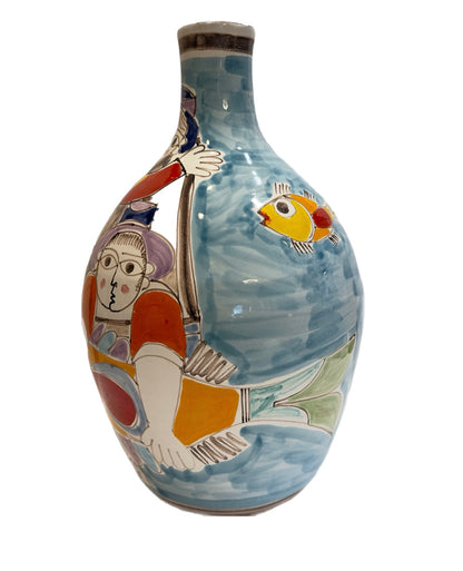 Giovanni De Simone Original Fisherman 12" Vase