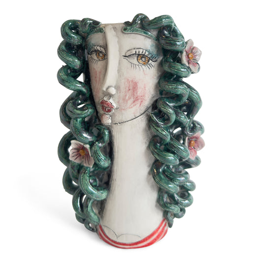 Schittone Mermaid with Flower Vase  - Small