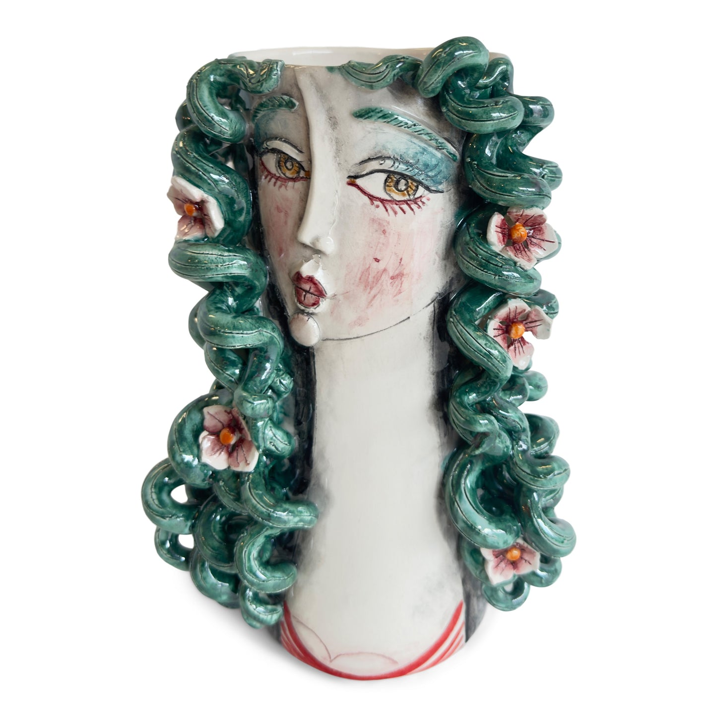 Schittone Mermaid with Flower Vase  - Medium