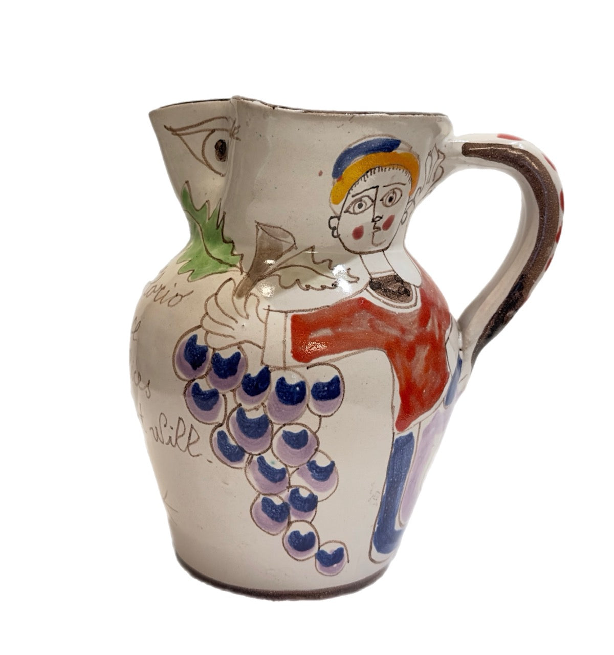 Giovanni De Simone Original Sicilian Sangrilla Pitcher Large