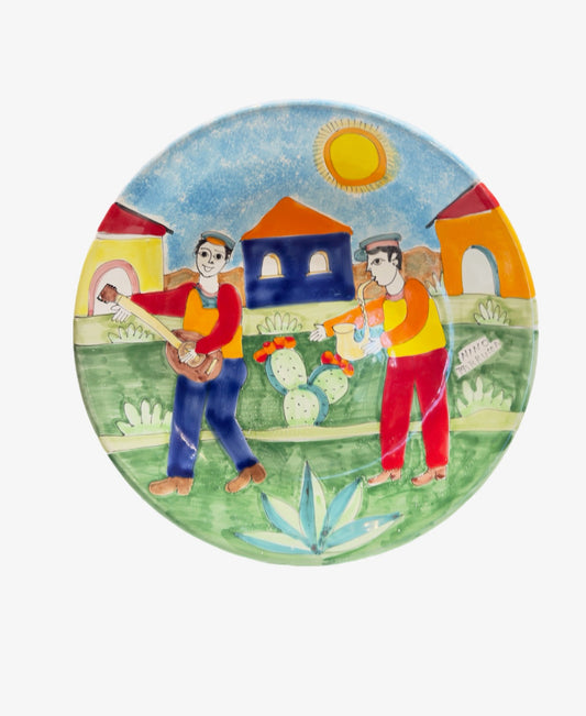 PRE-OWNED Nino Parrucca Musicians Round Platter