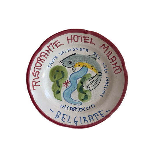 Buon Ricordo by Ceramica Vietri Mare Vintage Collectible Plate 10