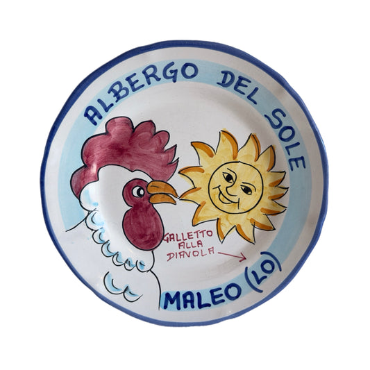 Buon Ricordo by Ceramica Vietri Mare Vintage Collectible Plate 12