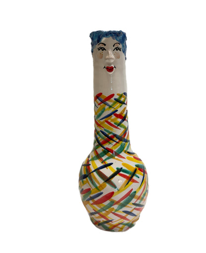 Funny People Squatty Rainbow Vase