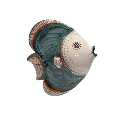 Handcrafted Ceramic Tropical Fish Wall Sculpture – Schittone Collection