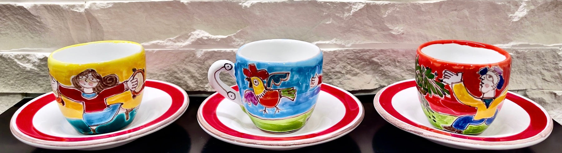 Handmade Porcelain Espresso Cup and Saucer Set Hand Painted Ceramic Coffee  Cup Unique Coffee Mug Anniversary Gift Modern Pottery Mug 1 Set 