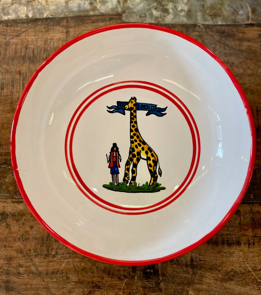 Contrade Medium Bowl 10" - Giraffe