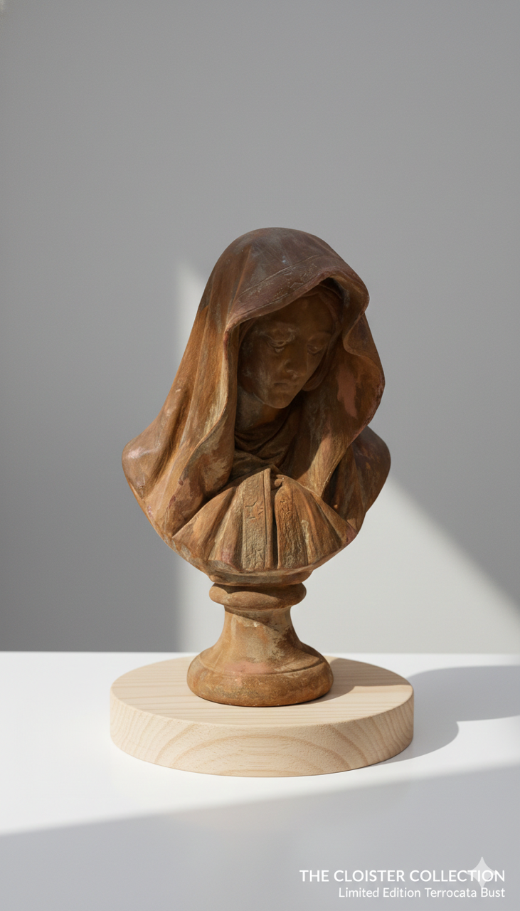 VINTAGE & COLLECTIBLE CERAMICS Bust – Hooded Figure, Italy