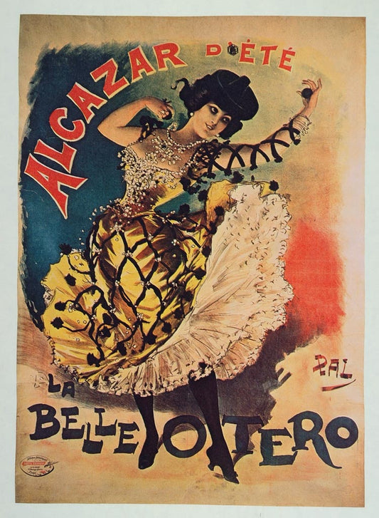 Alcazar d’Été – La Belle Otero | Vintage French Cabaret Poster