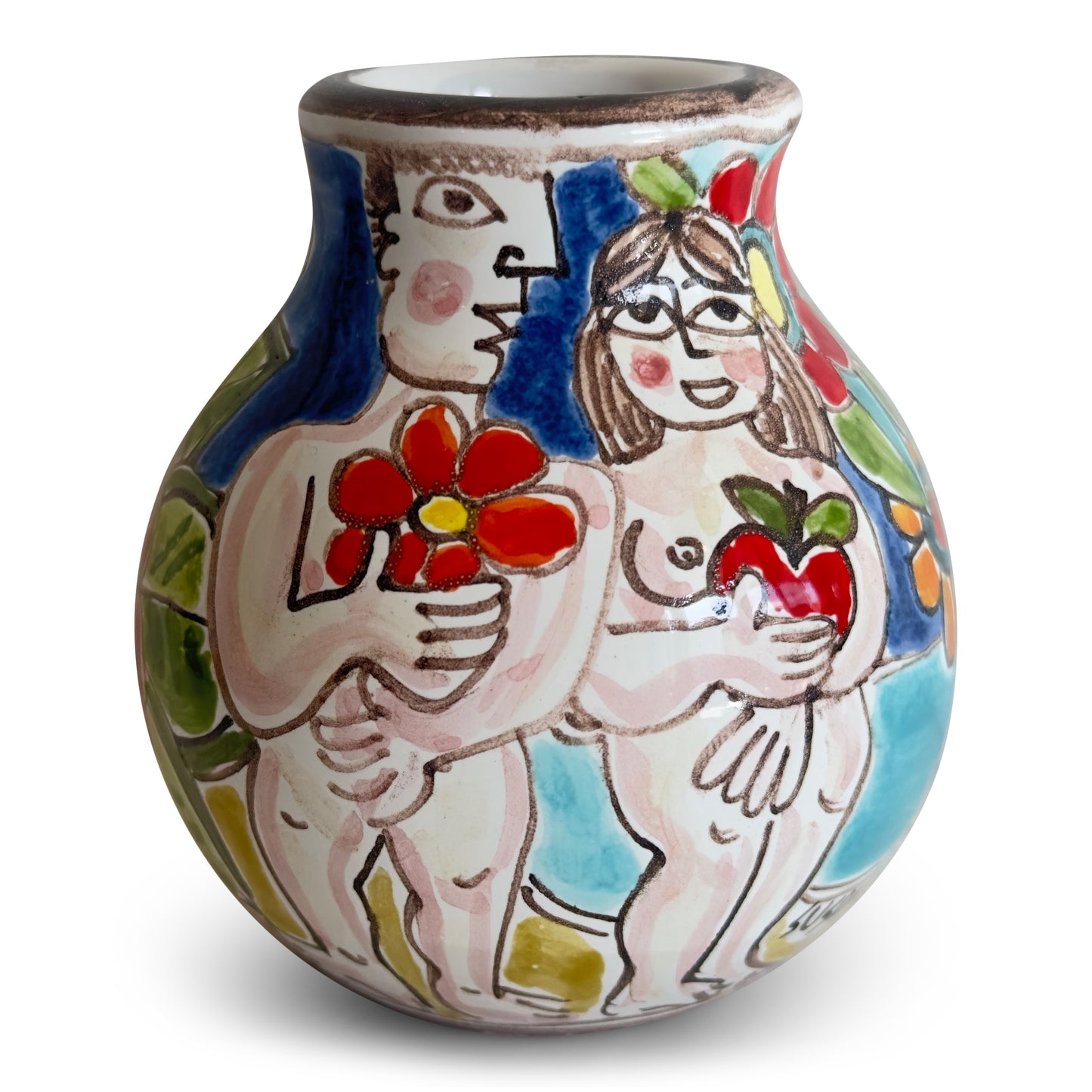 Mini Adam & Eve Vase