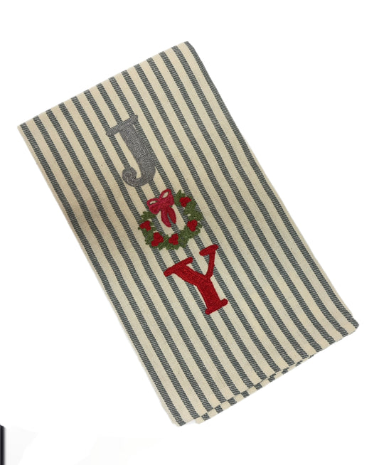 Busatti Kitchen Towel Stripe Design - Joy (grey)