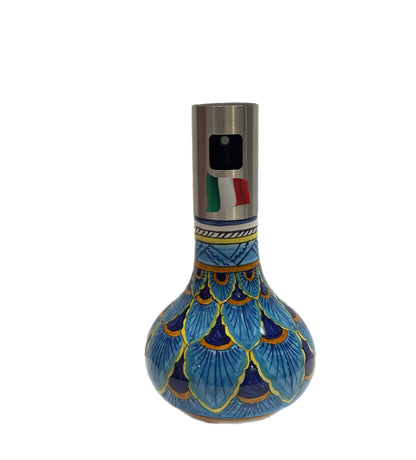 Olive Oil Spray Dispenser - Blue Peacock