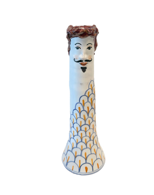 Funny People Man with Goatee Vase