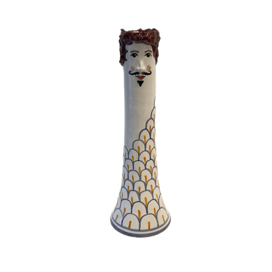 Funny People Man with Goatee Vase