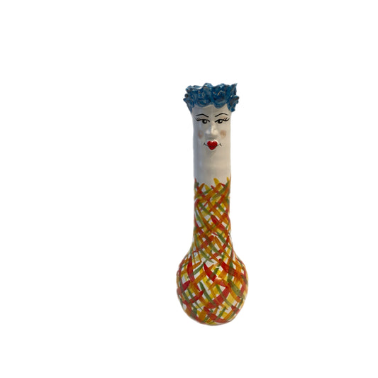 Funny People Squatty Rainbow Vase