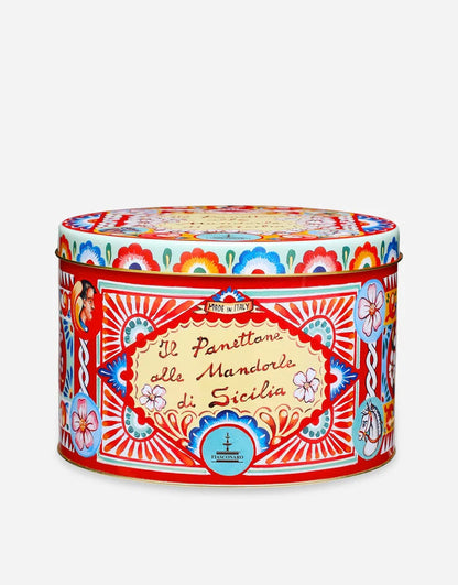 Dolce & Gabbana Panettone - Alle Mandorle di Sicilia  With Red Tin