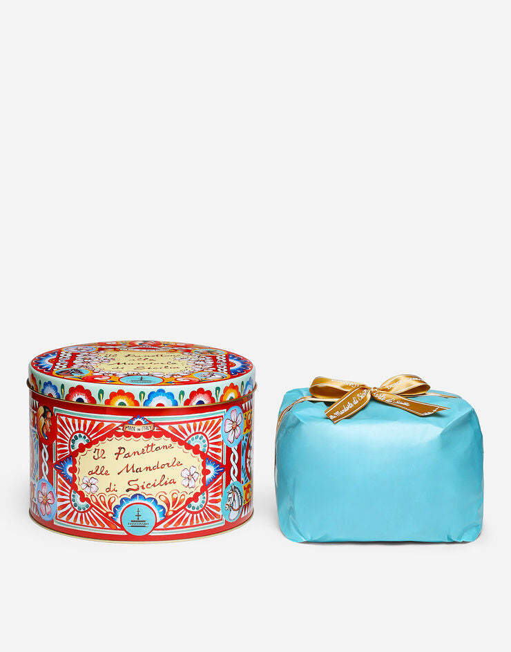 Dolce & Gabbana Panettone - Alle Mandorle di Sicilia  With Red Tin