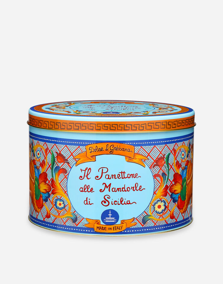 Dolce & Gabbana Panettone - Alle Mandorle di Sicilia  With Blue Tin