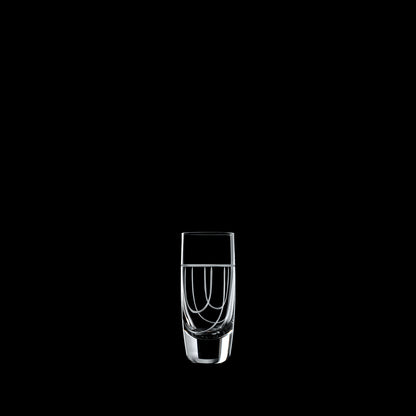 Salviati Hand-Carved Crystal Shot Glasses, Set of 6