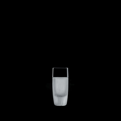 Salviati Hand-Carved Crystal Shot Glasses, Set of 6