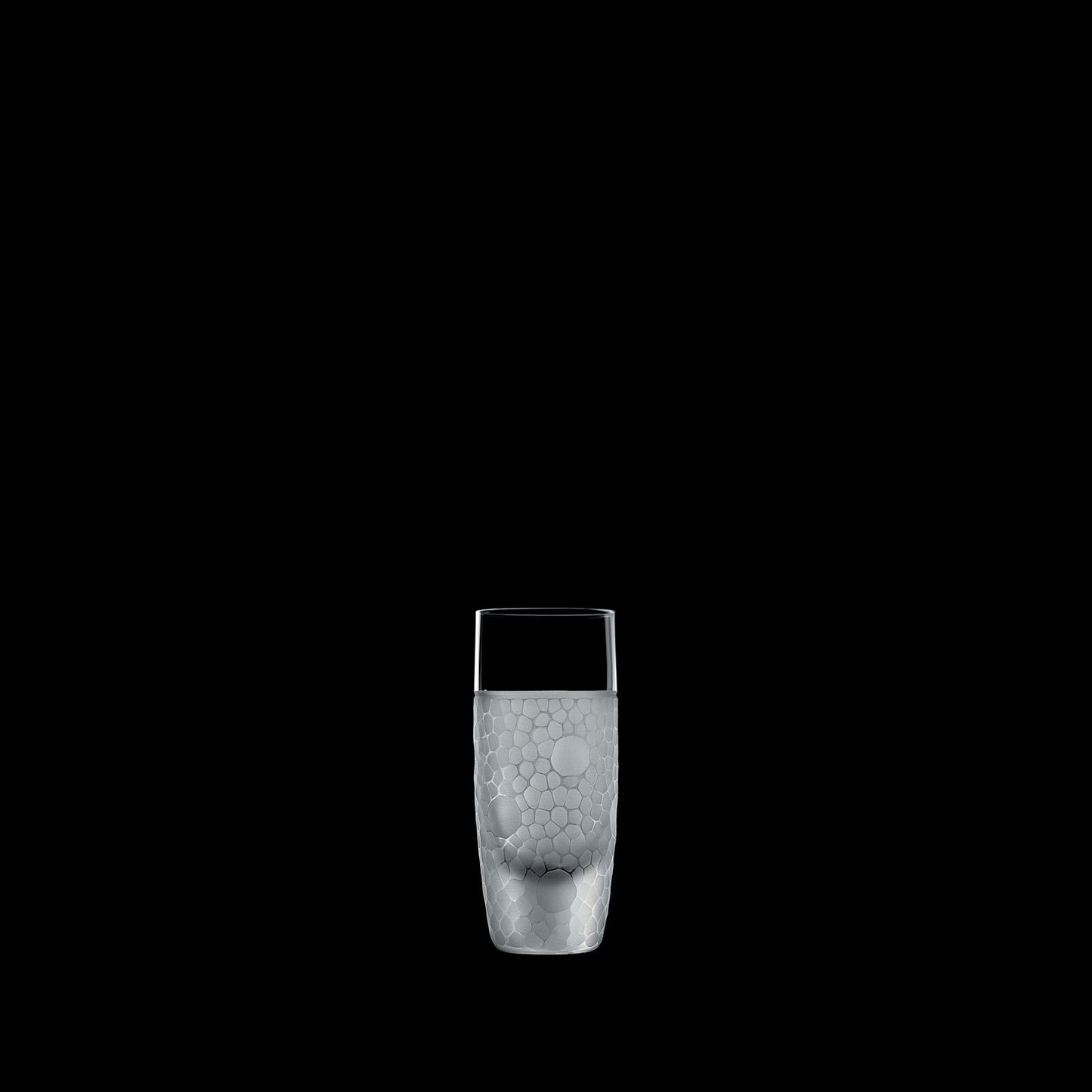 Salviati Hand-Carved Crystal Shot Glasses, Set of 6
