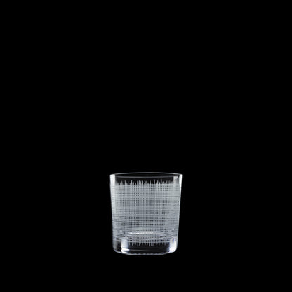 Salviati Hand-Carved Crystal Double Old Fashioned Glasses, Set of 6