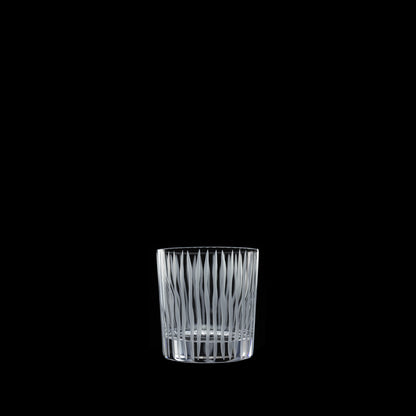 Salviati Hand-Carved Crystal Double Old Fashioned Glasses, Set of 6