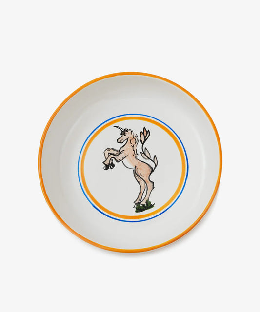 Contrade Personal Pasta Bowl: Unicorn