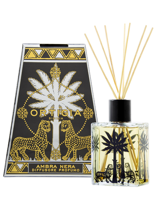 Ortigia Sicilia Perfume Diffuser 100ml- Ambra Nera