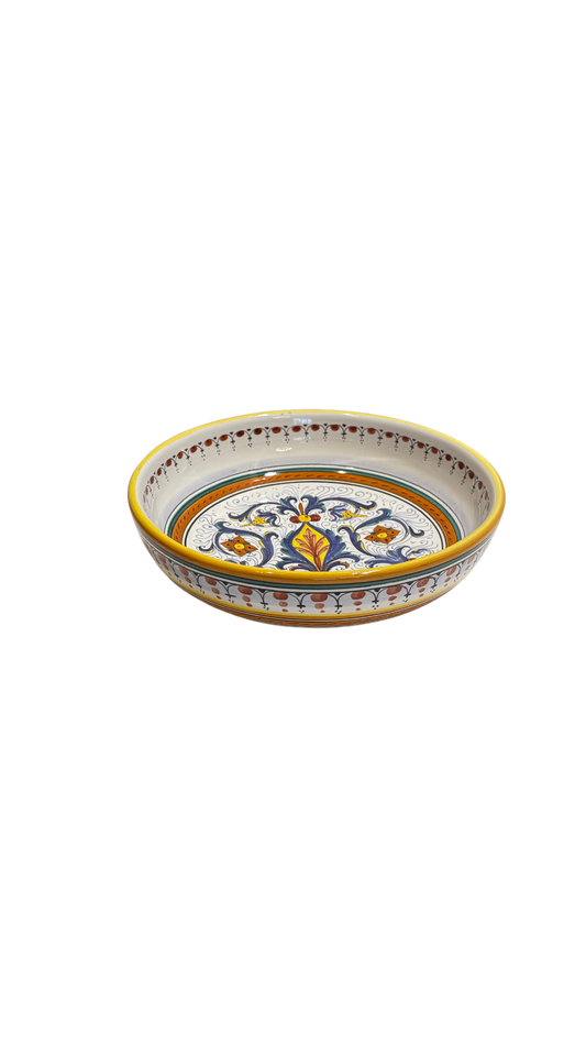 VINTAGE & COLLECTIBLE CERAMICS Ricco Deruta Shallow Pasta Bowl – CAMA Collection (Collectors’ Piece)