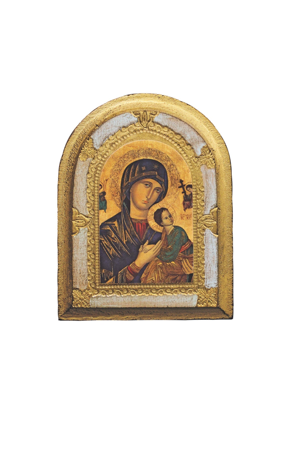 Our Lady of Perpetual Help Florentine Plaque 4.5x6"