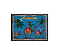 Ortigia Sicilia Flying Tiger Sahara Blue Tray - Small