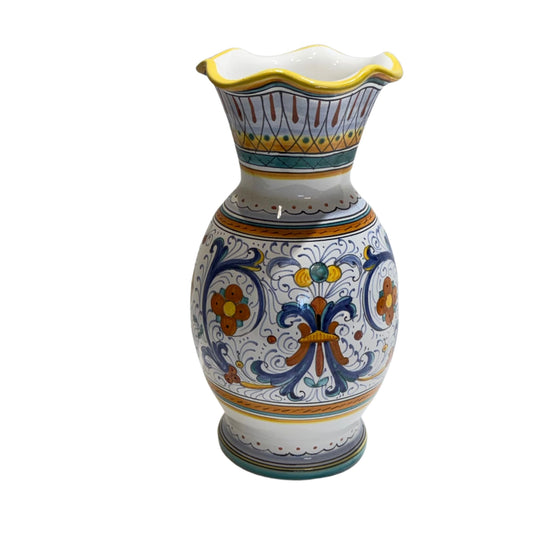 VINTAGE & COLLECTIBLE CERAMICS Vase 8" — CAMA Ceramiche, Deruta
