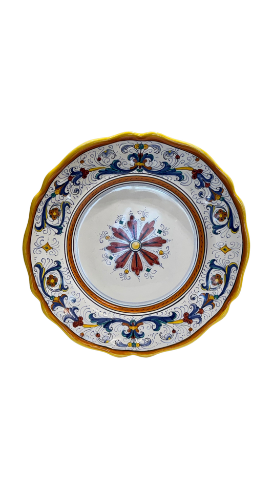 VINTAGE AND COLLECTIBLE CERAMICS Ricco Deruta Dinner Plate — CAMA Ceramiche