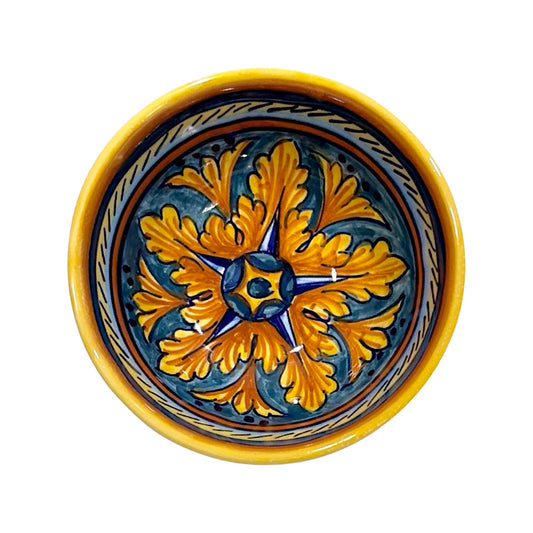 Collectible Majolica Small Bowl B-5, ceramics, pottery, italian design, majolica, handmade, handcrafted, handpainted, home decor, kitchen art, home goods, deruta, majolica, Artisan, treasures, traditional art, modern art, gift ideas, style, SF, shop small business, artists, shop online, landmark store, legacy, one of a kind, limited edition, gift guide, gift shop, retail shop, decorations, shopping, italy, home staging, home decorating, home interiors