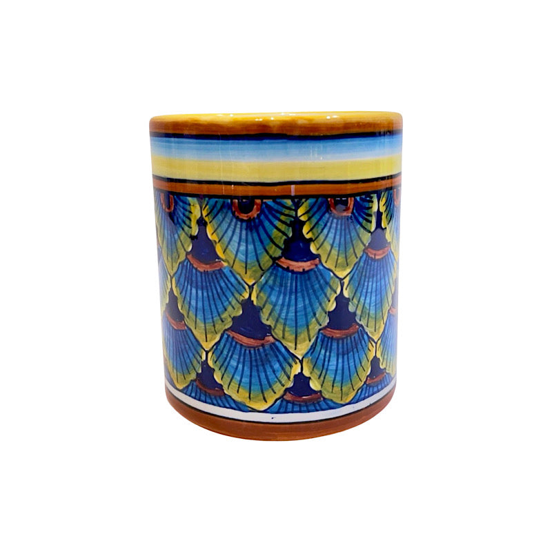 Collectible Majolica Mug B-61, ceramics, pottery, italian design, majolica, handmade, handcrafted, handpainted, home decor, kitchen art, home goods, deruta, majolica, Artisan, treasures, traditional art, modern art, gift ideas, style, SF, shop small business, artists, shop online, landmark store, legacy, one of a kind, limited edition, gift guide, gift shop, retail shop, decorations, shopping, italy, home staging, home decorating, home interiors