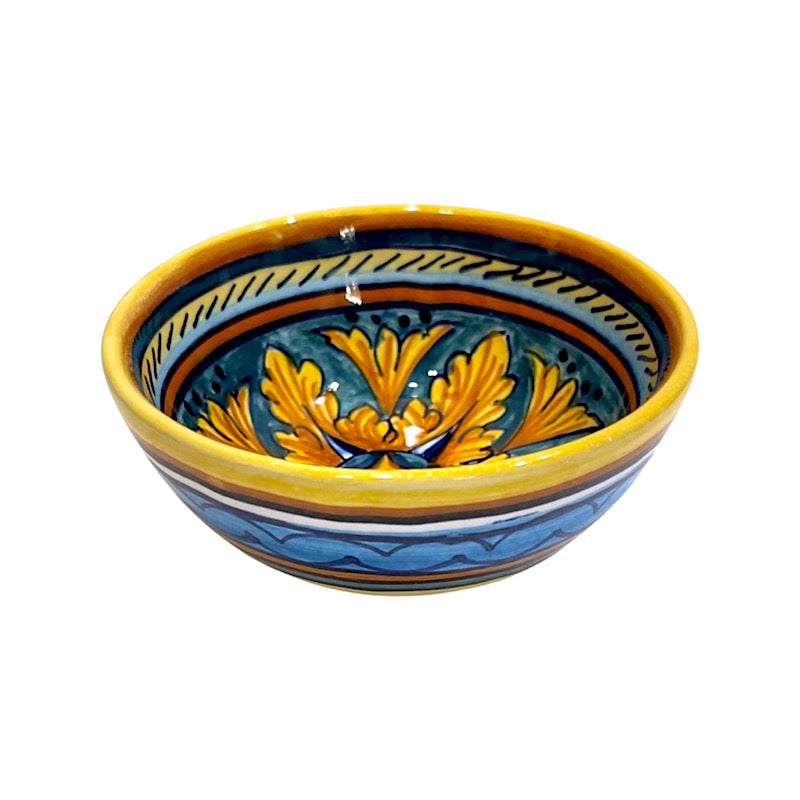 Collectible Majolica Small Bowl B-5, ceramics, pottery, italian design, majolica, handmade, handcrafted, handpainted, home decor, kitchen art, home goods, deruta, majolica, Artisan, treasures, traditional art, modern art, gift ideas, style, SF, shop small business, artists, shop online, landmark store, legacy, one of a kind, limited edition, gift guide, gift shop, retail shop, decorations, shopping, italy, home staging, home decorating, home interiors