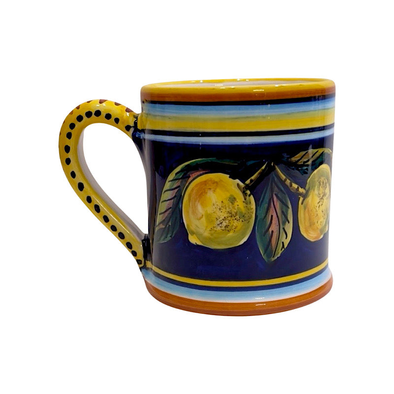 Collectible Majolica Mug B-57, ceramics, pottery, italian design, majolica, handmade, handcrafted, handpainted, home decor, kitchen art, home goods, deruta, majolica, Artisan, treasures, traditional art, modern art, gift ideas, style, SF, shop small business, artists, shop online, landmark store, legacy, one of a kind, limited edition, gift guide, gift shop, retail shop, decorations, shopping, italy, home staging, home decorating, home interiors