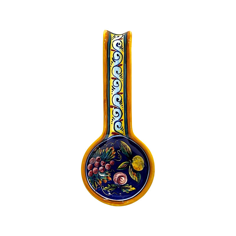 Collectible Majolica Spoon Rest B-57, ceramics, pottery, italian design, majolica, handmade, handcrafted, handpainted, home decor, kitchen art, home goods, deruta, majolica, Artisan, treasures, traditional art, modern art, gift ideas, style, SF, shop small business, artists, shop online, landmark store, legacy, one of a kind, limited edition, gift guide, gift shop, retail shop, decorations, shopping, italy, home staging, home decorating, home interiors