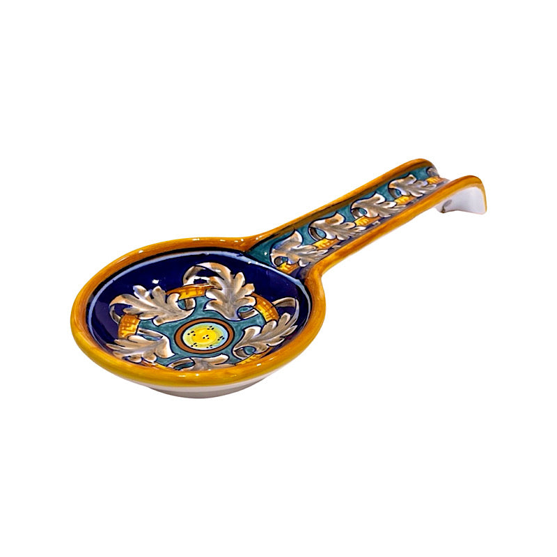Collectible Majolica Spoon Rest B-40, ceramics, pottery, italian design, majolica, handmade, handcrafted, handpainted, home decor, kitchen art, home goods, deruta, majolica, Artisan, treasures, traditional art, modern art, gift ideas, style, SF, shop small business, artists, shop online, landmark store, legacy, one of a kind, limited edition, gift guide, gift shop, retail shop, decorations, shopping, italy, home staging, home decorating, home interiors
