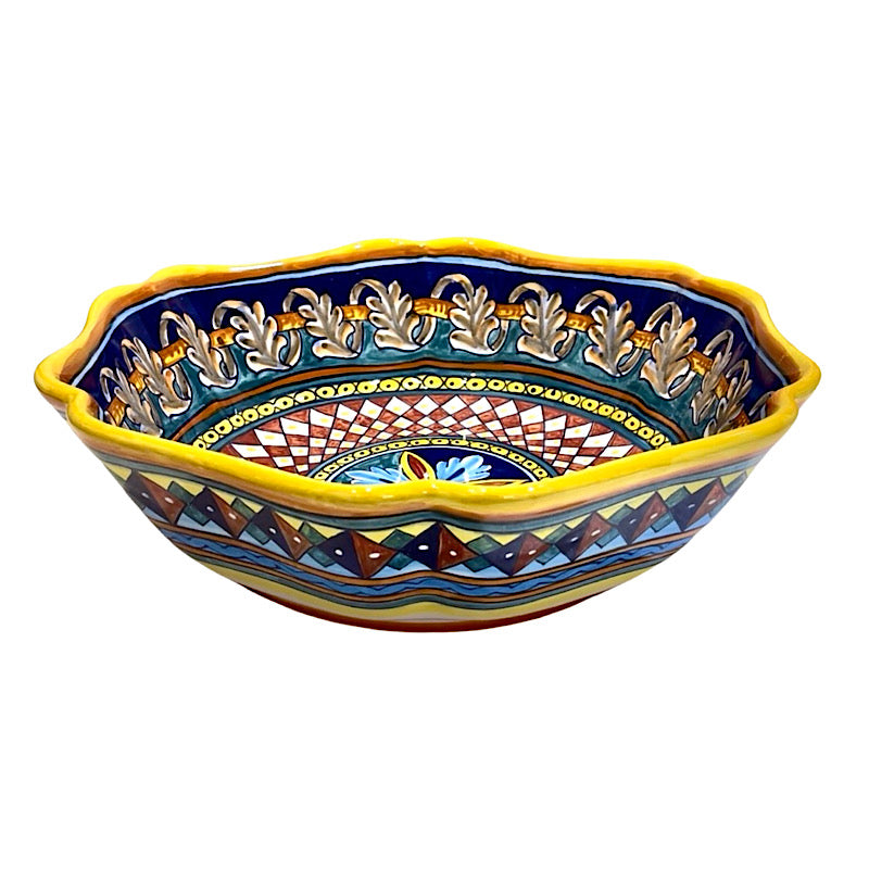 Collectible Majolica Scallop Bowl, B-40