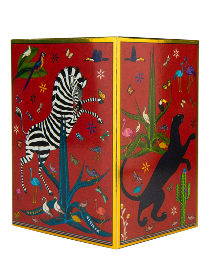 Italian Ceramic Jug – Ortigia Red Zebra