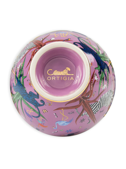 Italian Ceramic Bowl – Ortigia Pink Zebra