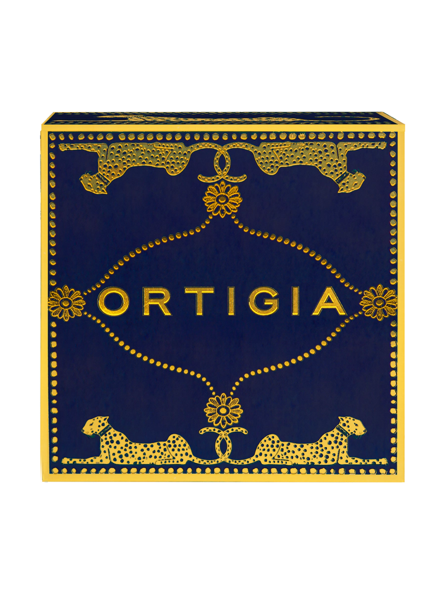 Italian Ceramic Bowl – Ortigia Blue Leopard