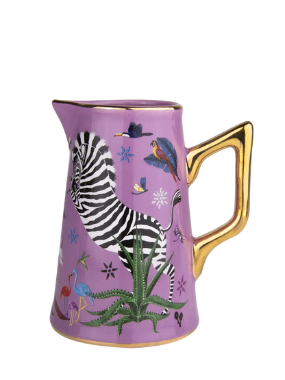 Italian Ceramic Jug – Ortigia Pink Zebra