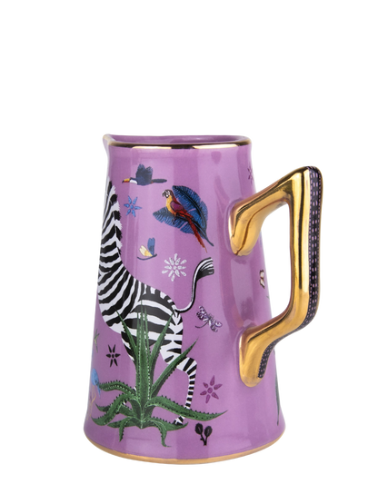 Italian Ceramic Jug – Ortigia Pink Zebra