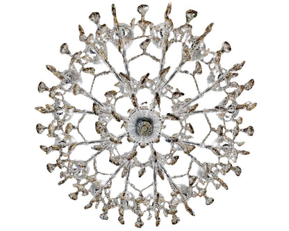 Italian Champagne Crystal 24% Lead Chandelier, ceramics, pottery, italian design, majolica, handmade, handcrafted, handpainted, home decor, kitchen art, home goods, deruta, majolica, Artisan, treasures, traditional art, modern art, gift ideas, style, SF, shop small business, artists, shop online, landmark store, legacy, one of a kind, limited edition, gift guide, gift shop, retail shop, decorations, shopping, italy, home staging, home decorating, home interiors