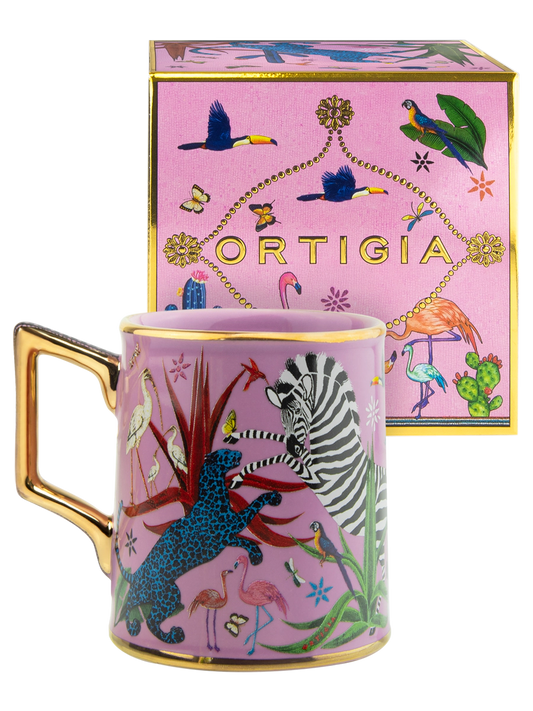 Ortigia Sicilia Ceramic Pink Mug