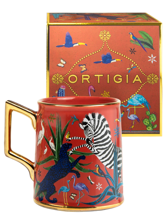 Ortigia Sicilia Ceramic Red Mug